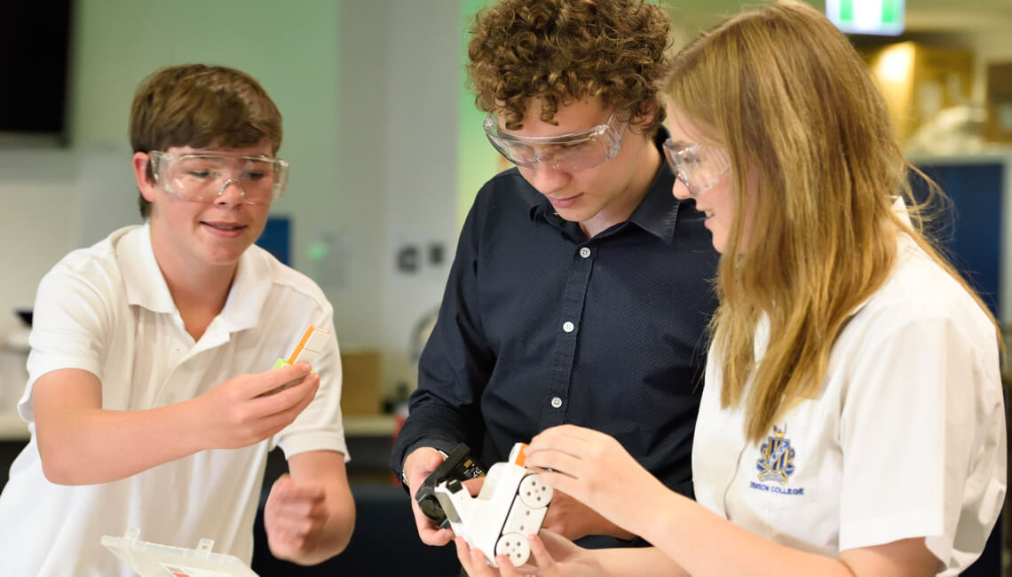 Children in a science class