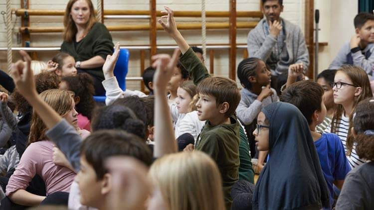 Children say in assembly