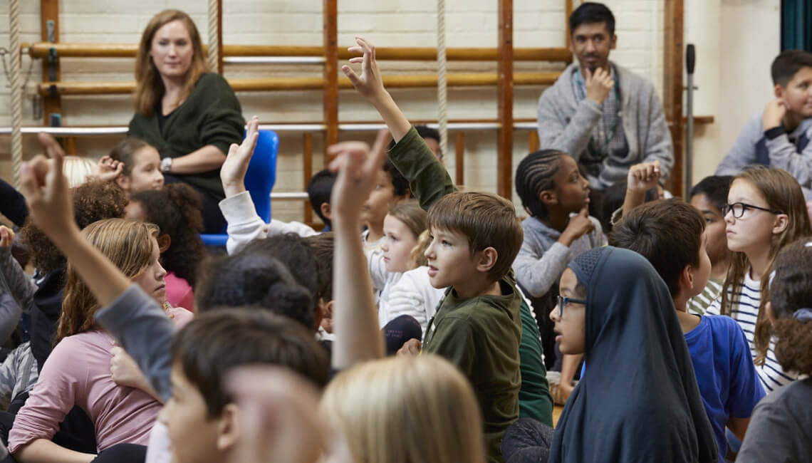 Children say in assembly